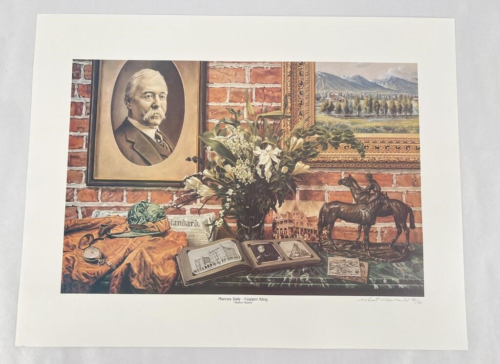 Robert Neaves | Marcus Daly Copper King Print by Robert Neaves | MutualArt