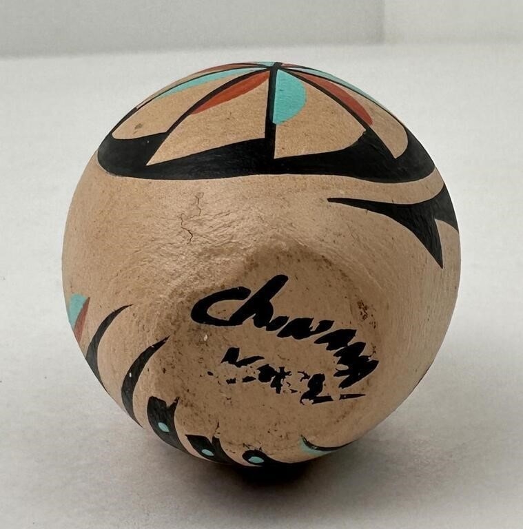 Artwork by Chinana Jemez, F Chinana Jemez Pueblo Indian Pot