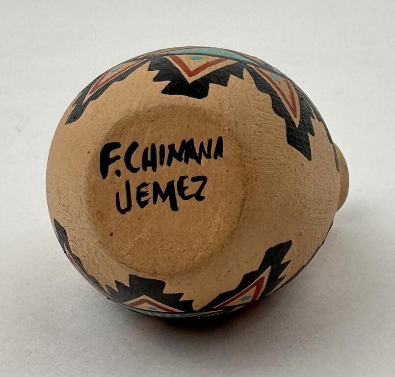 Artwork by Chinana Jemez, F Chinana Jemez Pueblo Wedding Vase