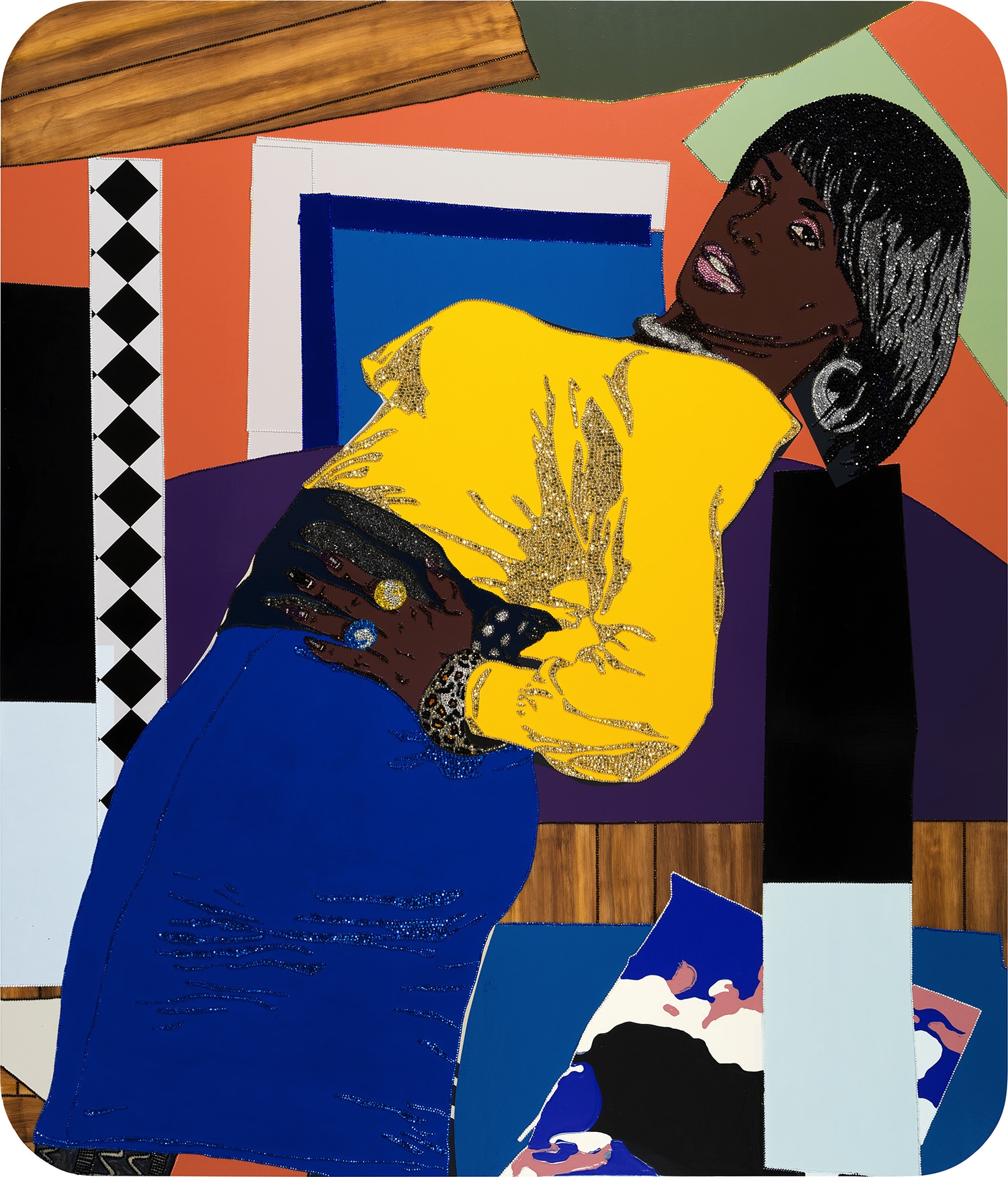 Mickalene Thomas | As If You Read My Mind (2005) | MutualArt