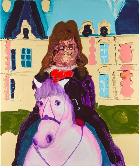 Louis XIV on his Horse by Genieve Figgis, Executed in 2021