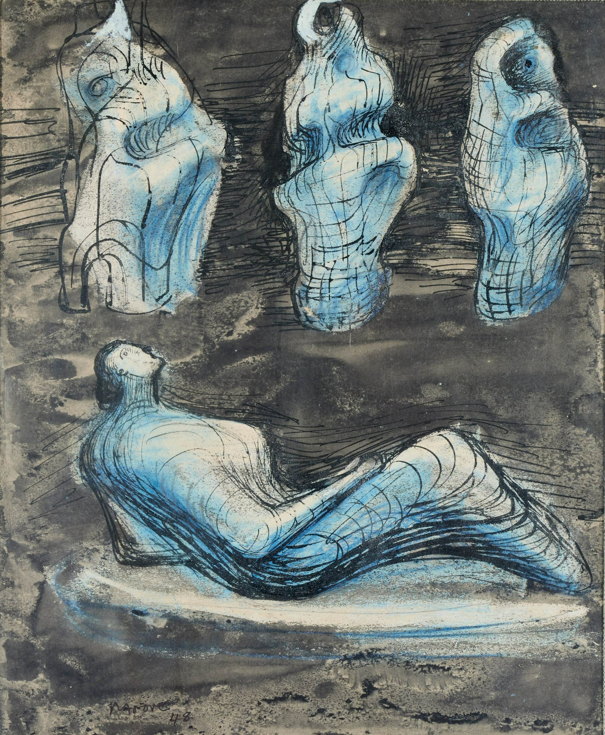 Henry Moore | Ideas for Sculpture | MutualArt