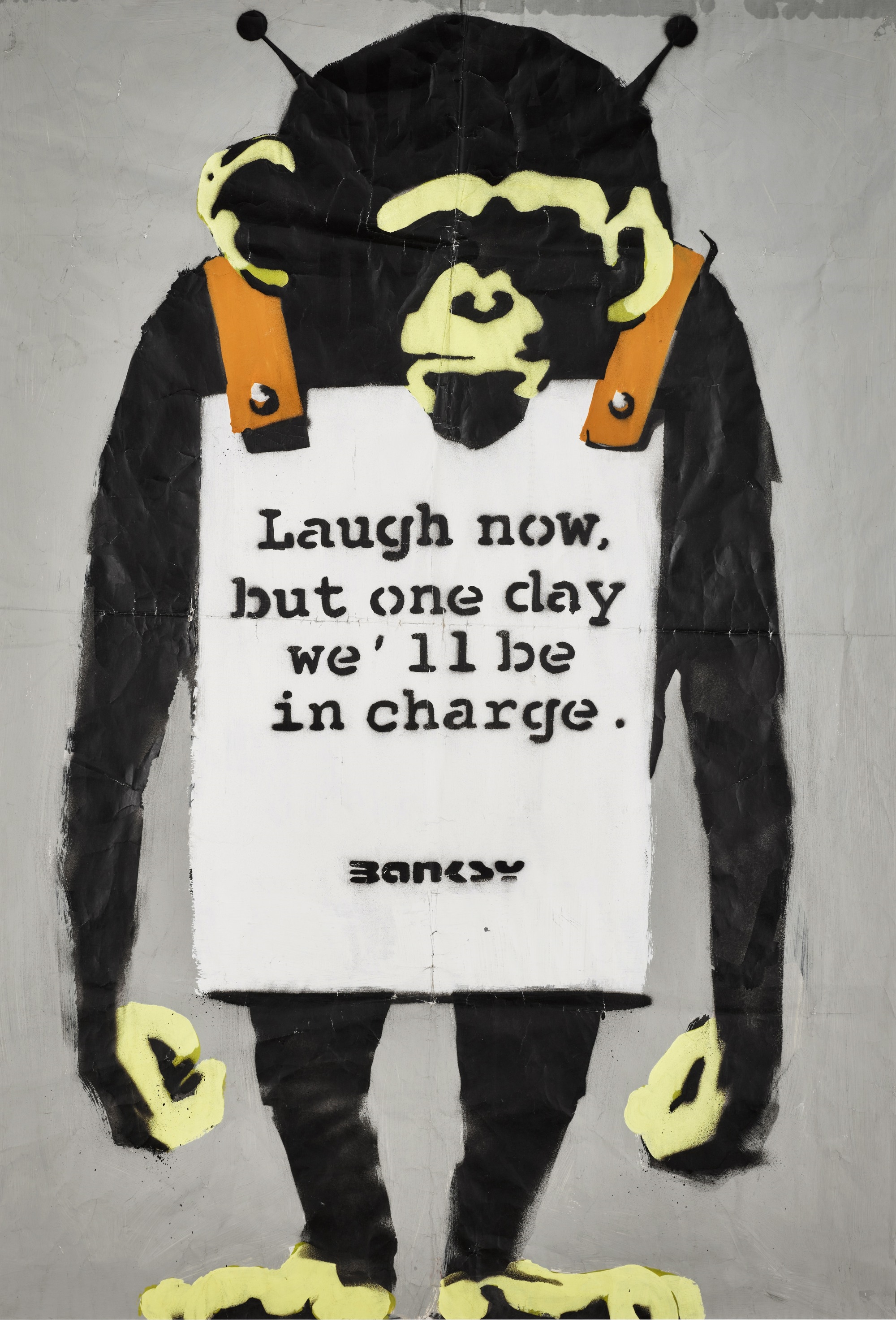 Banksy: Laugh Now (Museum of Contemporary Art-Amsterdam) – canvas and  crumpets