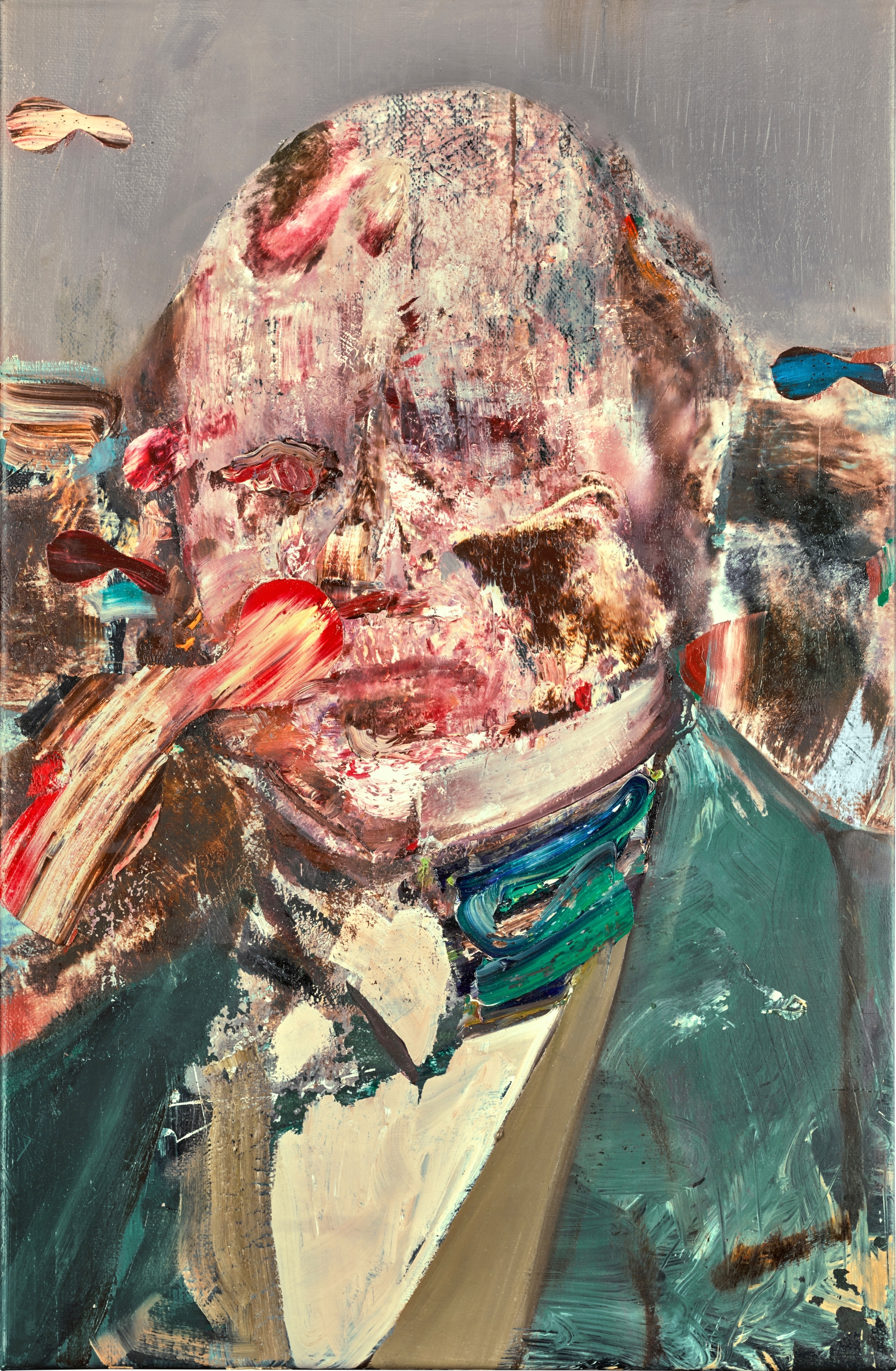 Charles Darwin as a Young Man by Adrian Ghenie, Executed in 2014