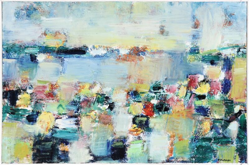 Artwork by Finleif Mortensen, Landscape, 2013, Made of Oil on canvas