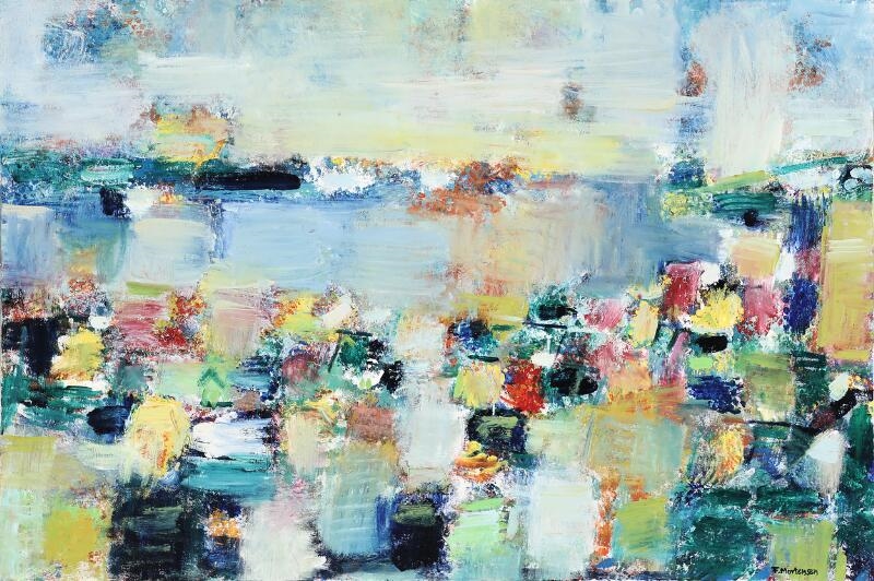 Artwork by Finleif Mortensen, Landscape, 2013, Made of Oil on canvas