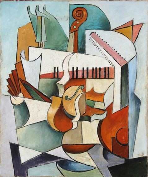 Cubist School, 20th Century | Cubist composition (20th Century) | MutualArt