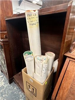 GUY DARCY 20/21st CENTURY A GROUP OF SIX UNFRAMED LARGE WATERCOLOURS VARIOUSLY DESCRIBED ON REVERSE - Guy Darcy