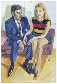 David McKee and his First Wife Jane - Alice Neel
