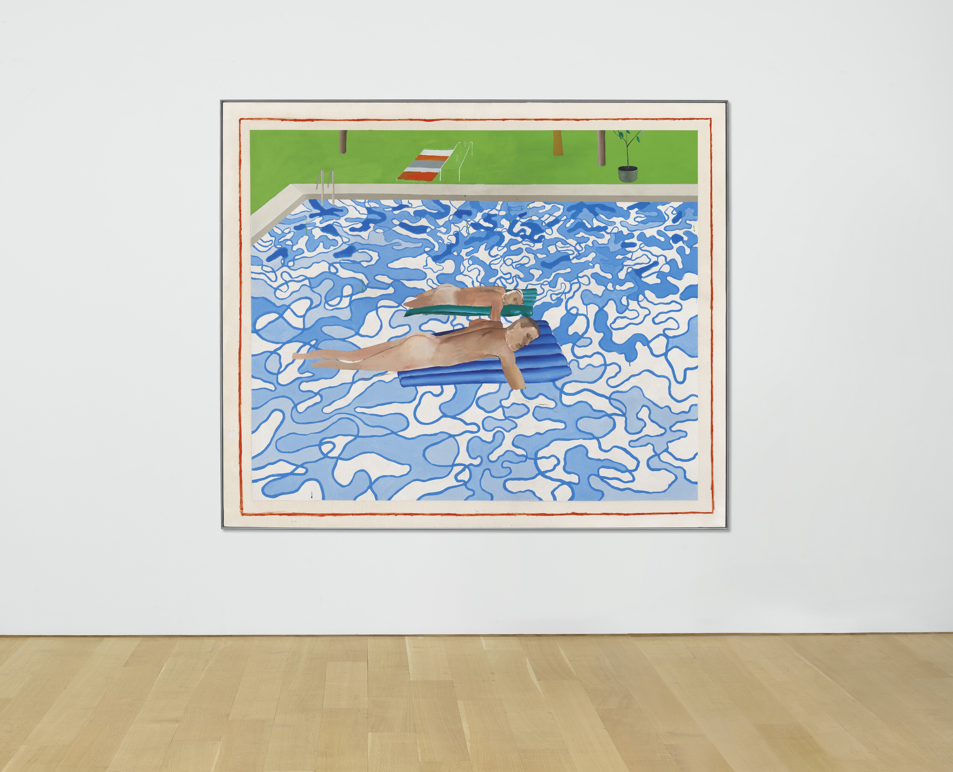 Artwork by David Hockney, California, Made of acrylic on canvas
