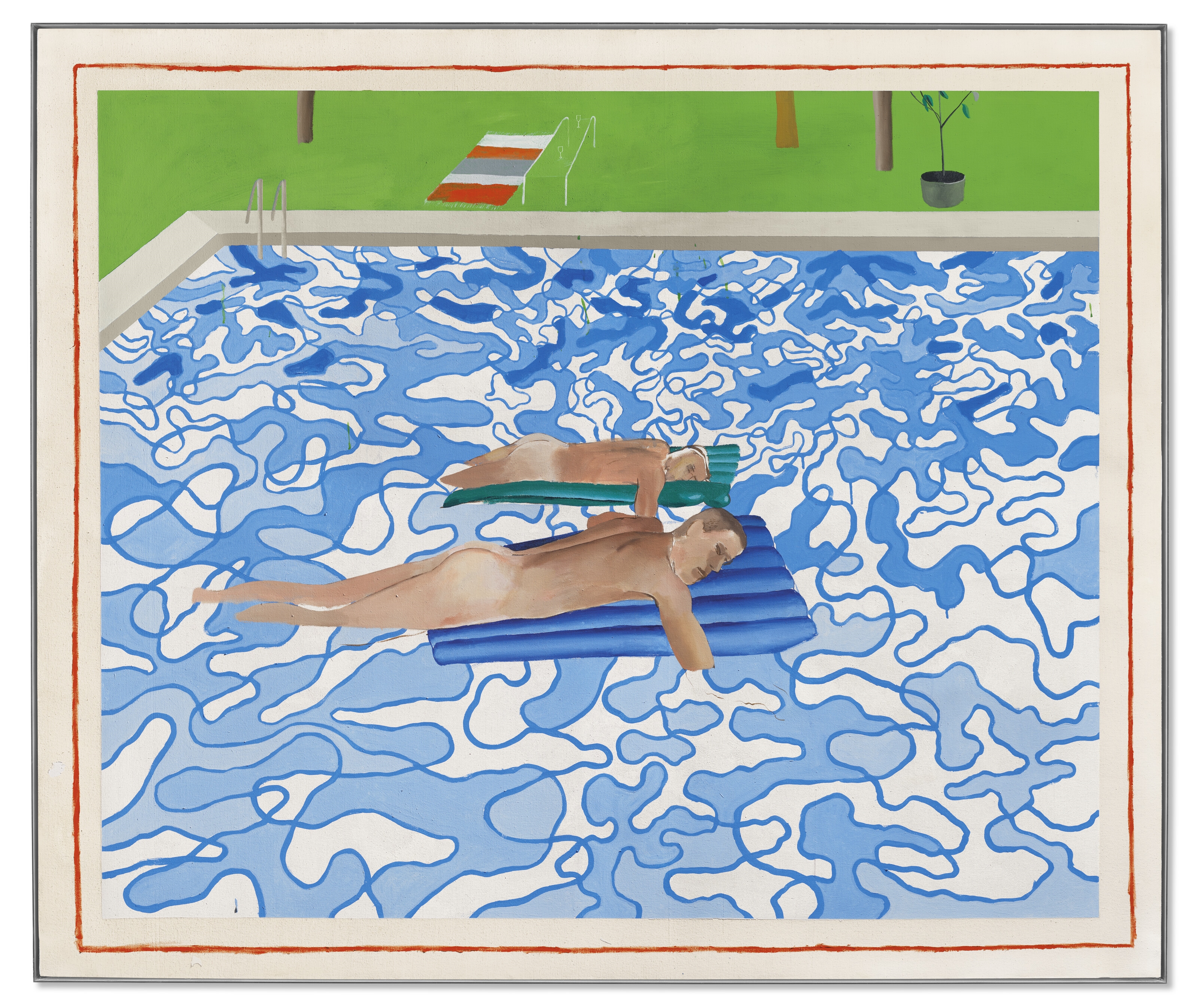 Artwork by David Hockney, California, Made of acrylic on canvas