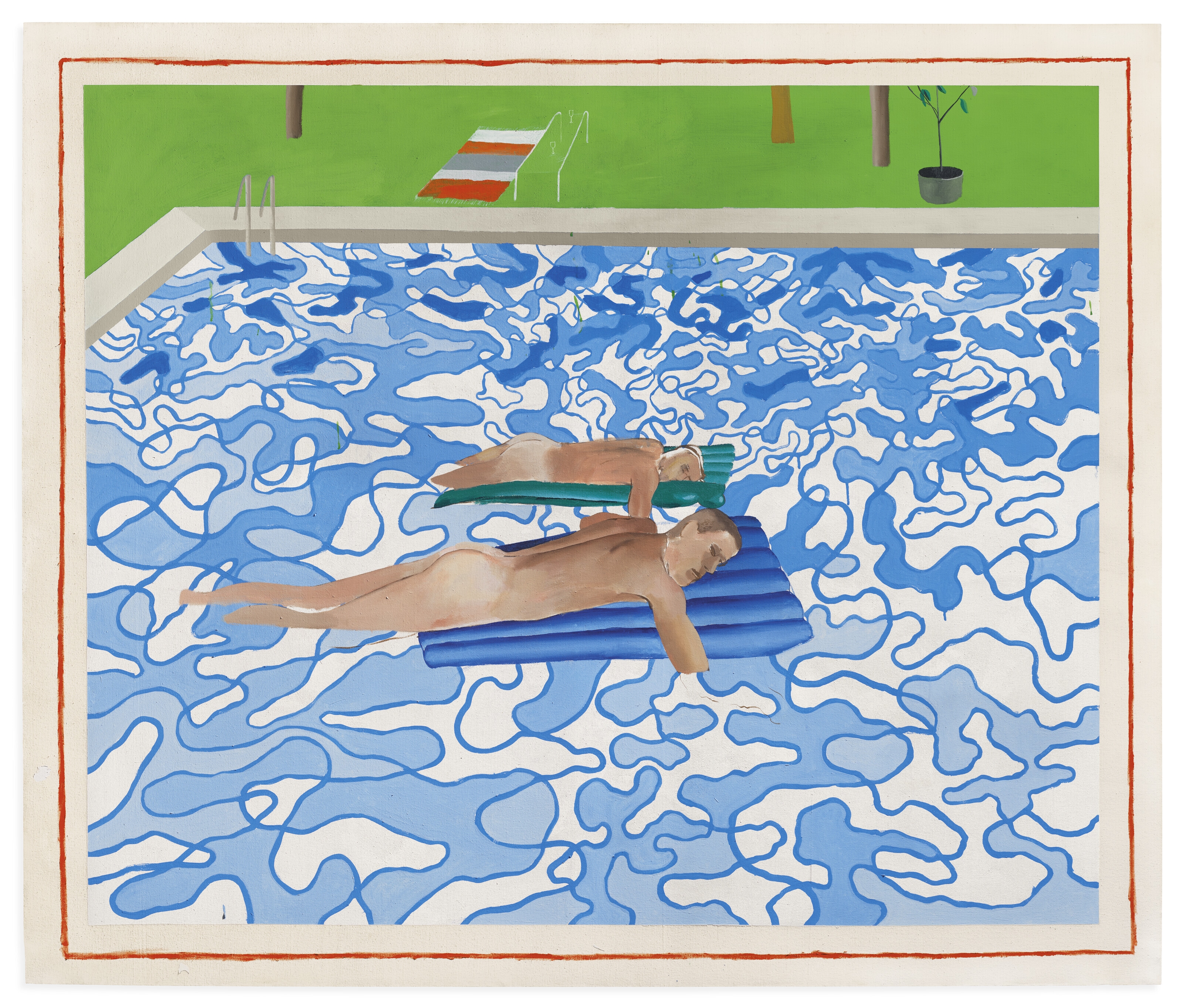 Artwork by David Hockney, California, Made of acrylic on canvas