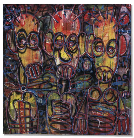 Untitled by Aboudia, Executed in 2017