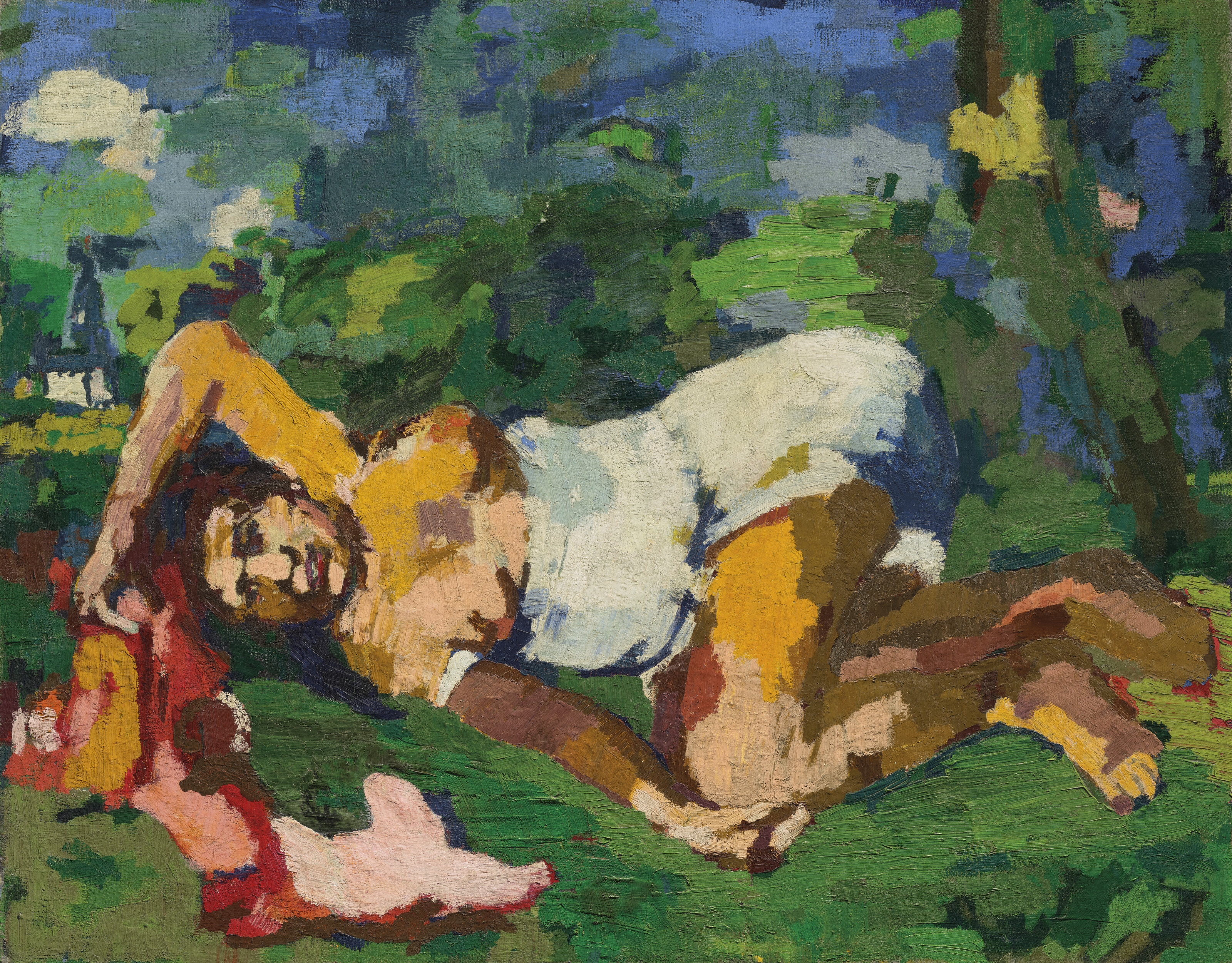 Artwork by Oskar Kokoschka, Sommer I, Made of oil on canvas