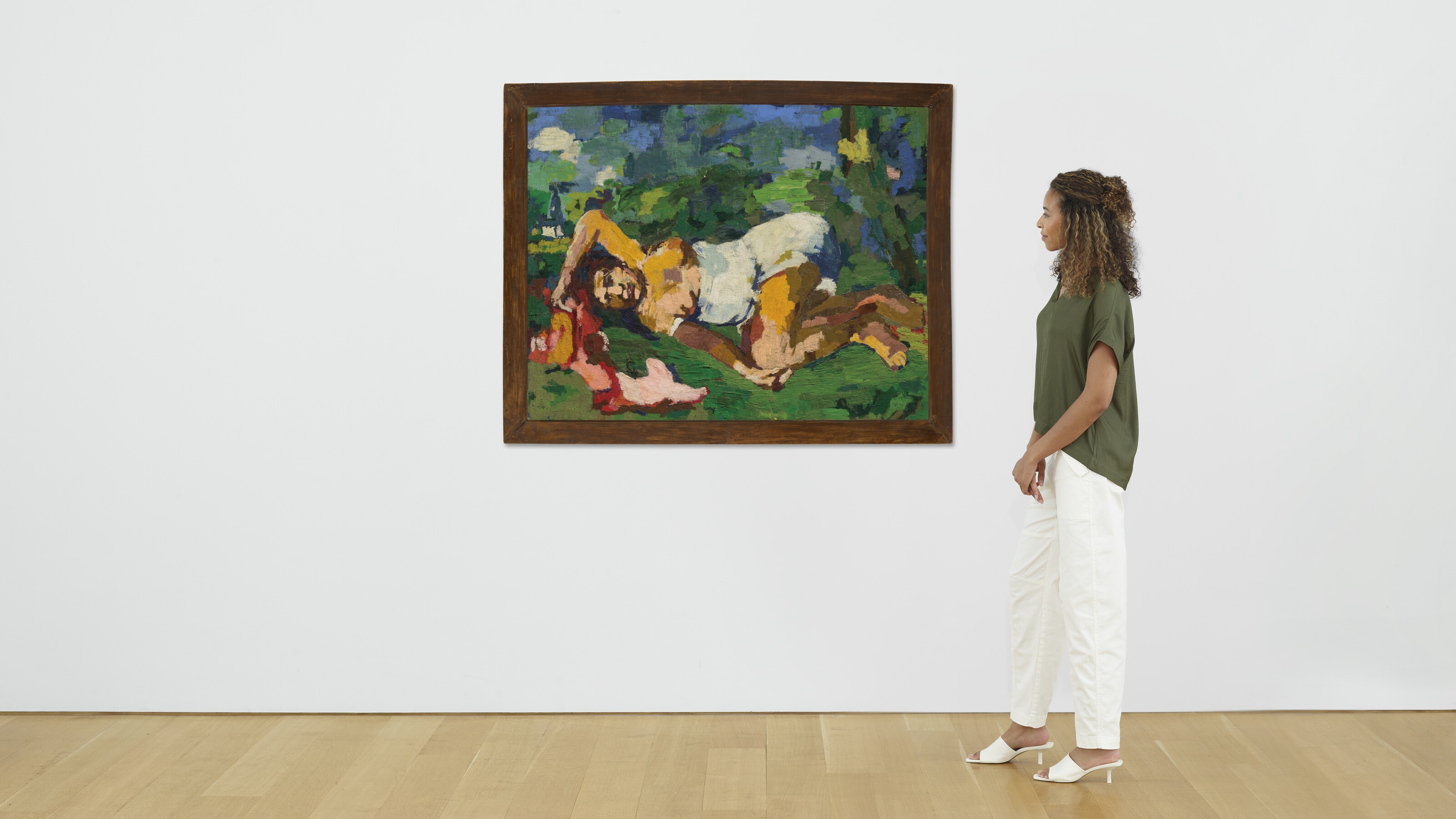Artwork by Oskar Kokoschka, Sommer I, Made of oil on canvas