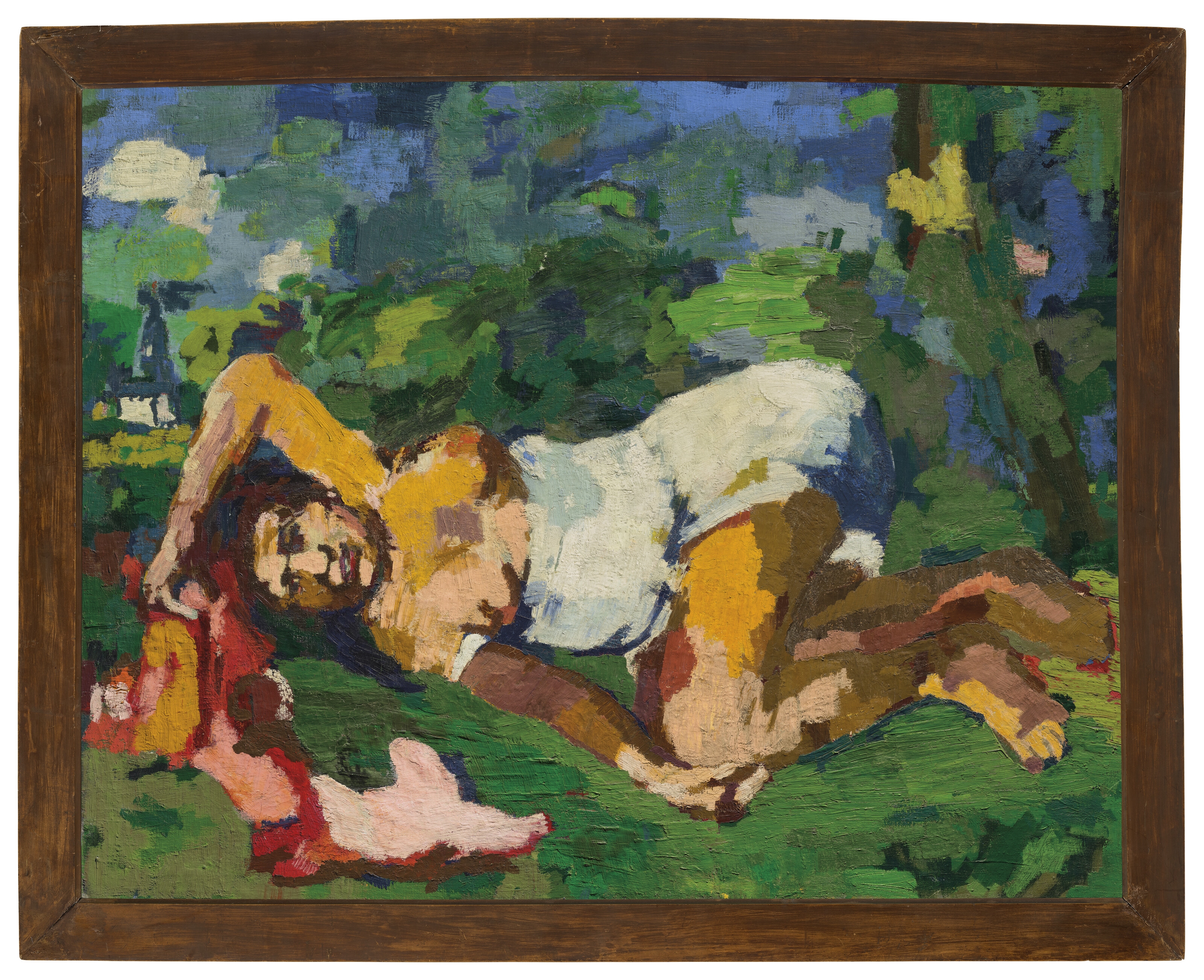 Artwork by Oskar Kokoschka, Sommer I, Made of oil on canvas
