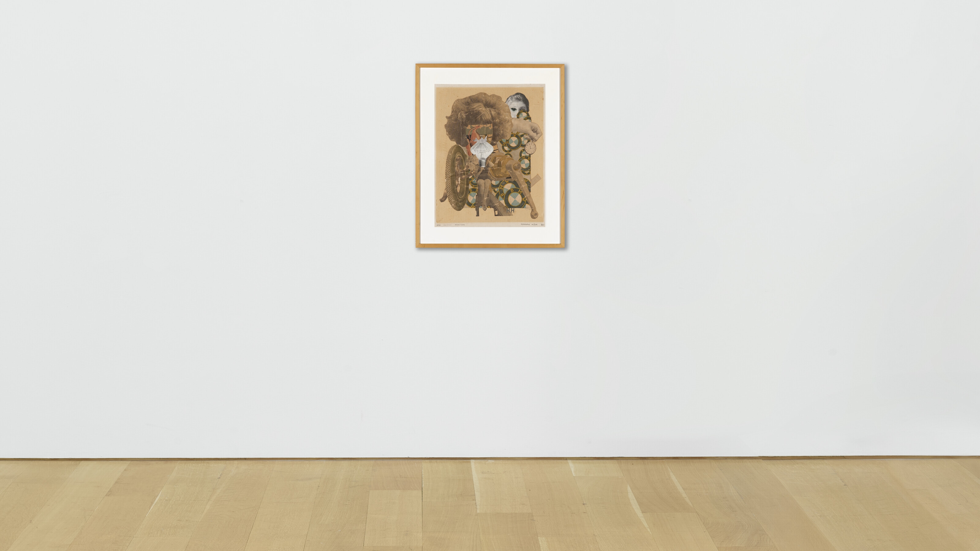 Artwork by Hannah Höch, Das schöne Mädchen (The Beautiful Girl, Made of photomontage on paper