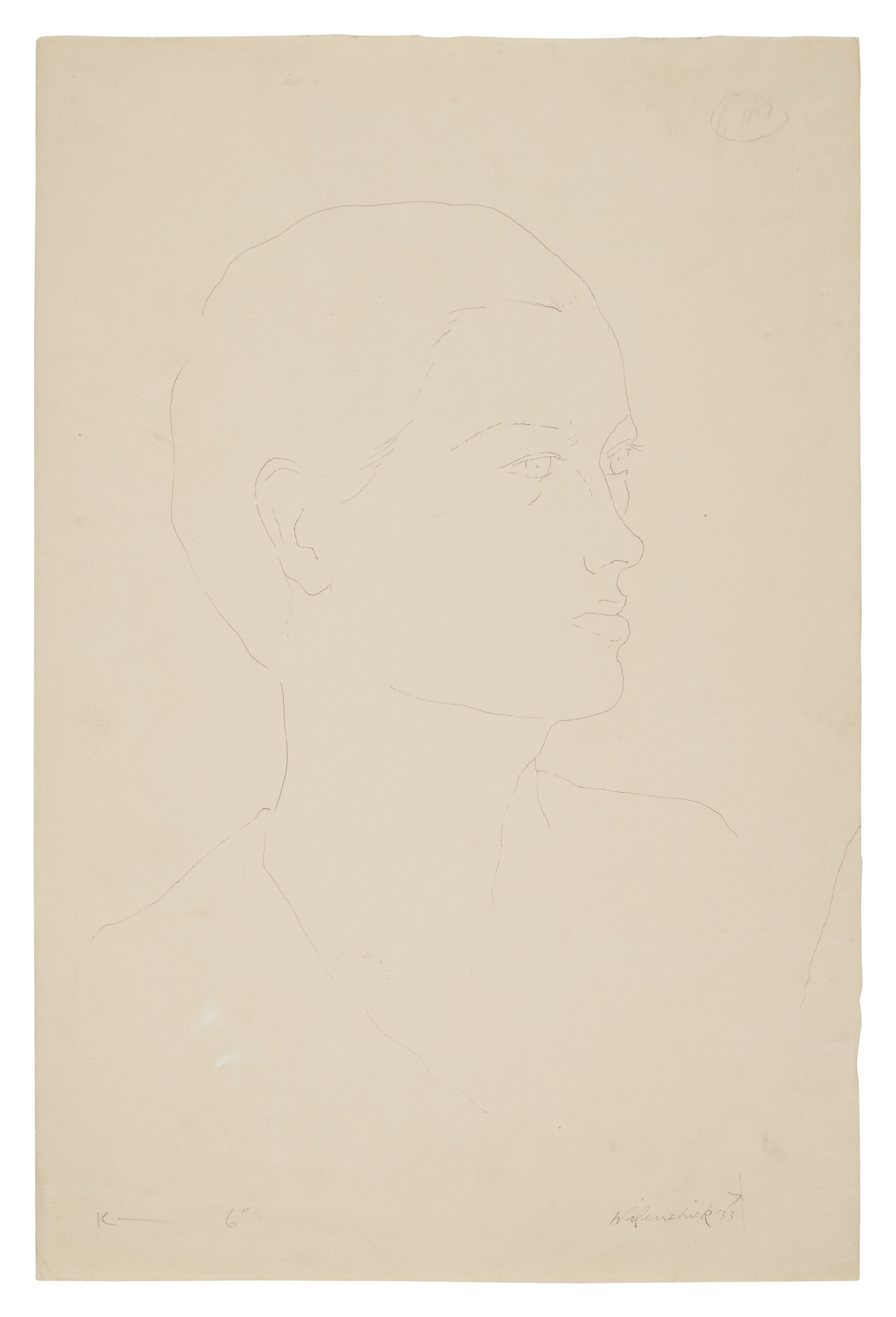 Clement Wilenchick | Figure Drawing (1933) | MutualArt