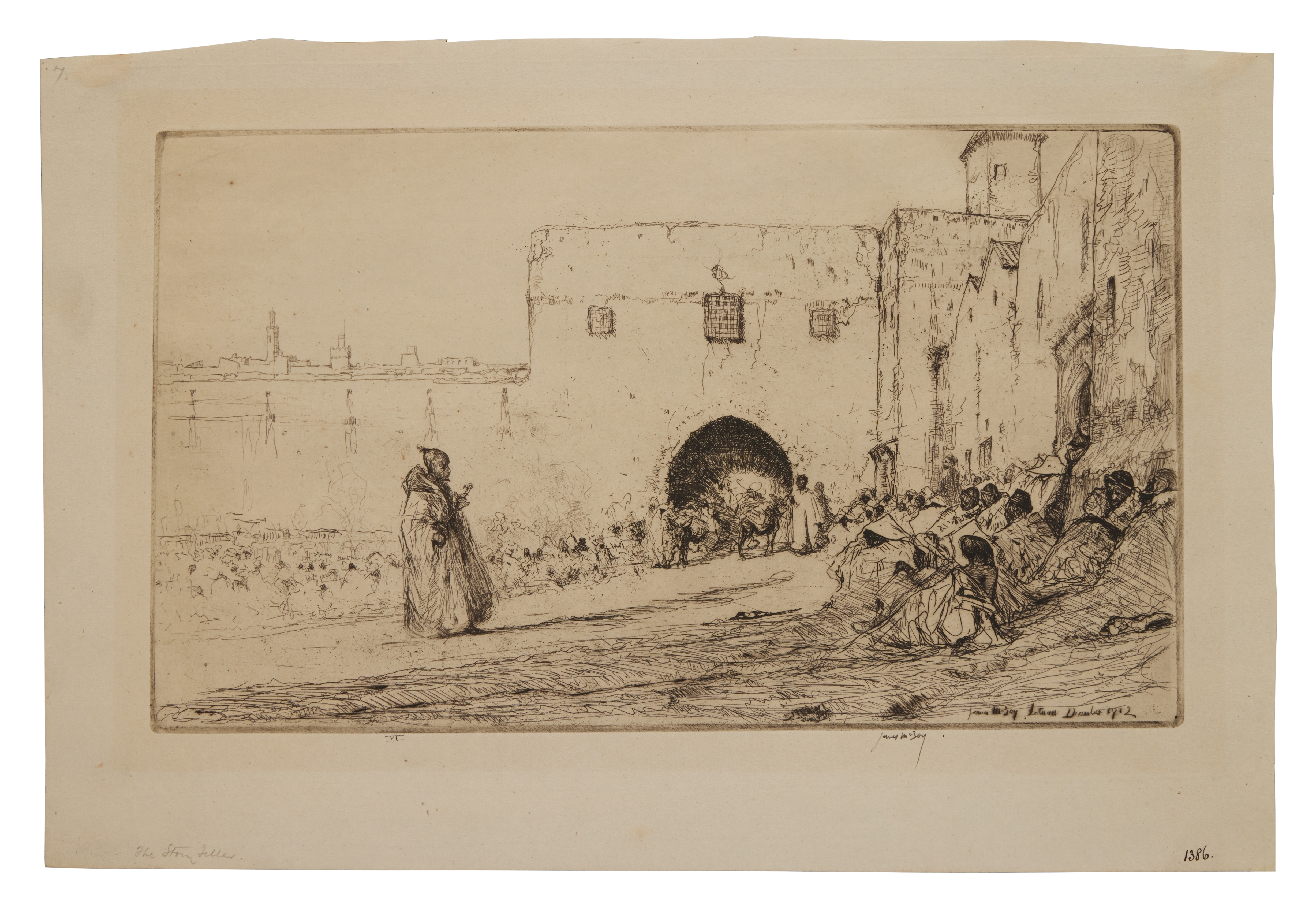 Artwork by James McBey, Five Prints, Made of Prints