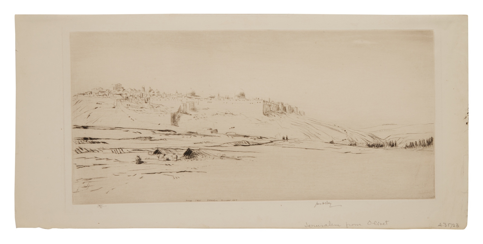 Artwork by James McBey, Five Prints, Made of Prints