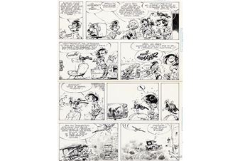 Belgian Comics Artist Andre Franquin's Revered Gaston Lagaffe Makes His Heritage Auctions Debut in March