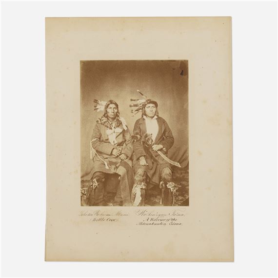 Julian Vannerson | Portrait of Tshe-tan Wa-hu-wa -Ma-ni and Wa-kin-yan ...