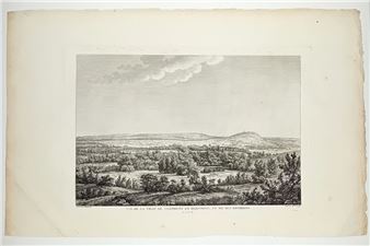 "Vue de la Ville de CLERMONT en Beauvaisis, et d ses environs - Melle Riollet