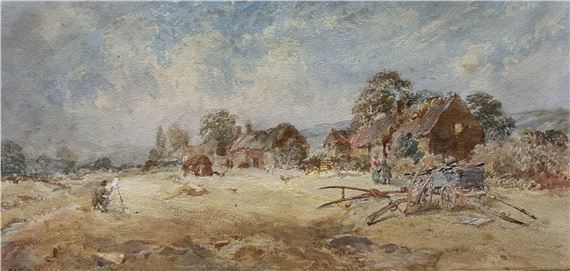 George Weatherill | The Artist Painting Mulgrave Cottage Goathland ...