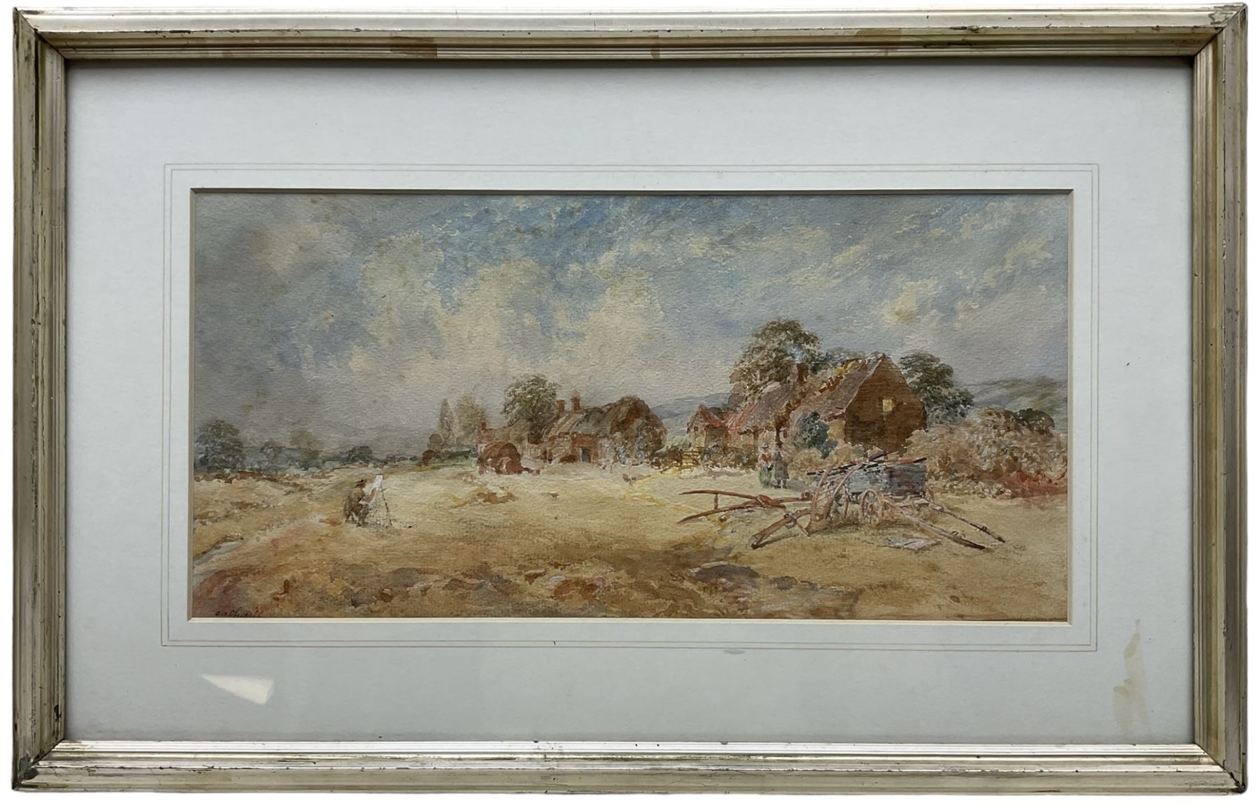 George Weatherill | The Artist Painting Mulgrave Cottage Goathland ...
