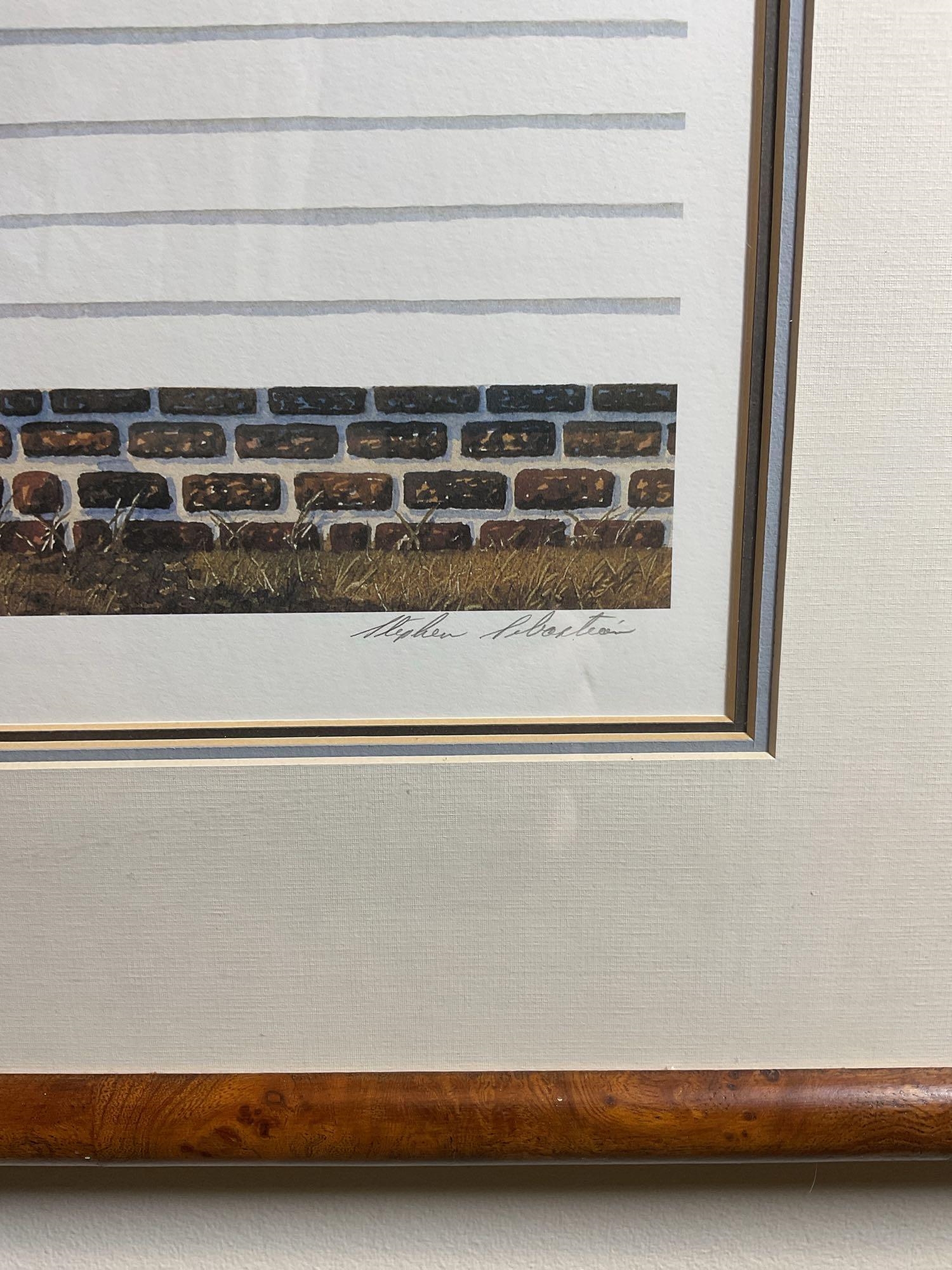 Artwork by Stephen Sebastian, Stephen Sebastian signed prints (2), Made of prints