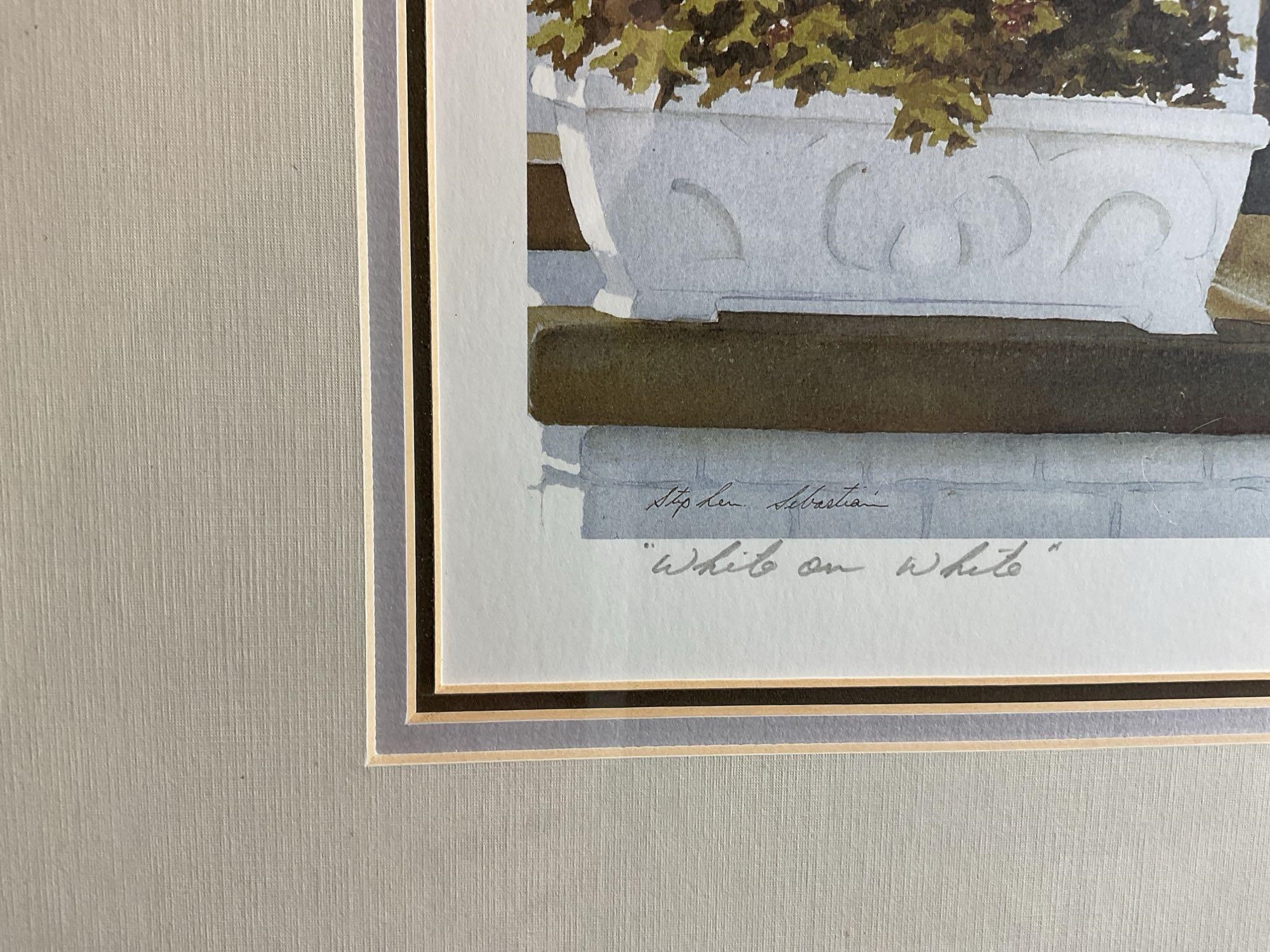 Artwork by Stephen Sebastian, Stephen Sebastian signed prints (2), Made of prints