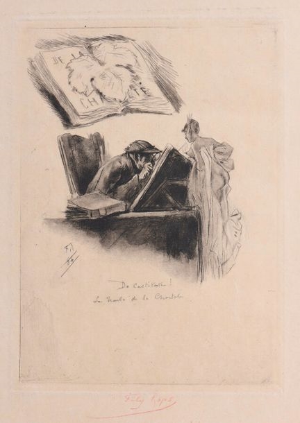 Félicien Rops | Le Calvaire I (1882) | MutualArt