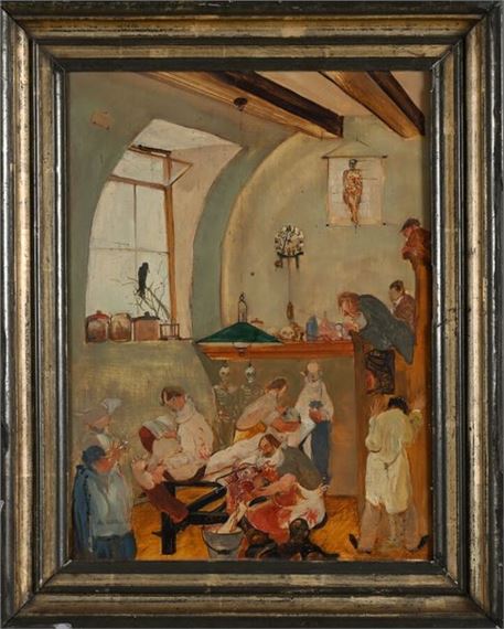 Anatomy lesson by Kleofas Bogailei