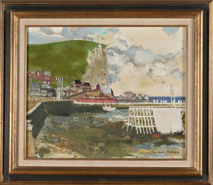 Artwork by Michel Rodde, Le Tréport, Made of Oil on canvas