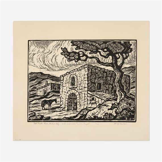 Old Powder House, Central City by Birger Sandzén, 1933