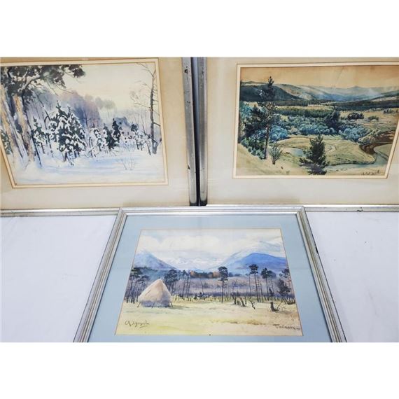 All are Russian or Ukrainian Landscape Scenes by Alexander Khrenov