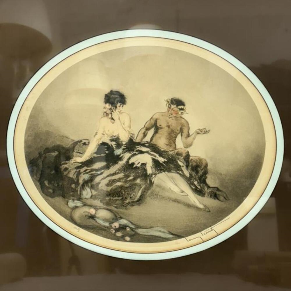Louis Icart | Seduction (Le Faume) (Circa 1921) | MutualArt