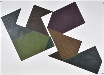 Jacques CHAUMARD (XX) Untitled Oil on cut paper signed on the back and dated 1978 H - Jacques Chaumard