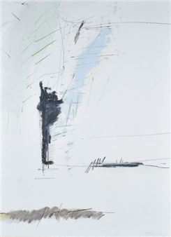 Bouaké Mixed media on paper - Jean-Claude Le Gouic