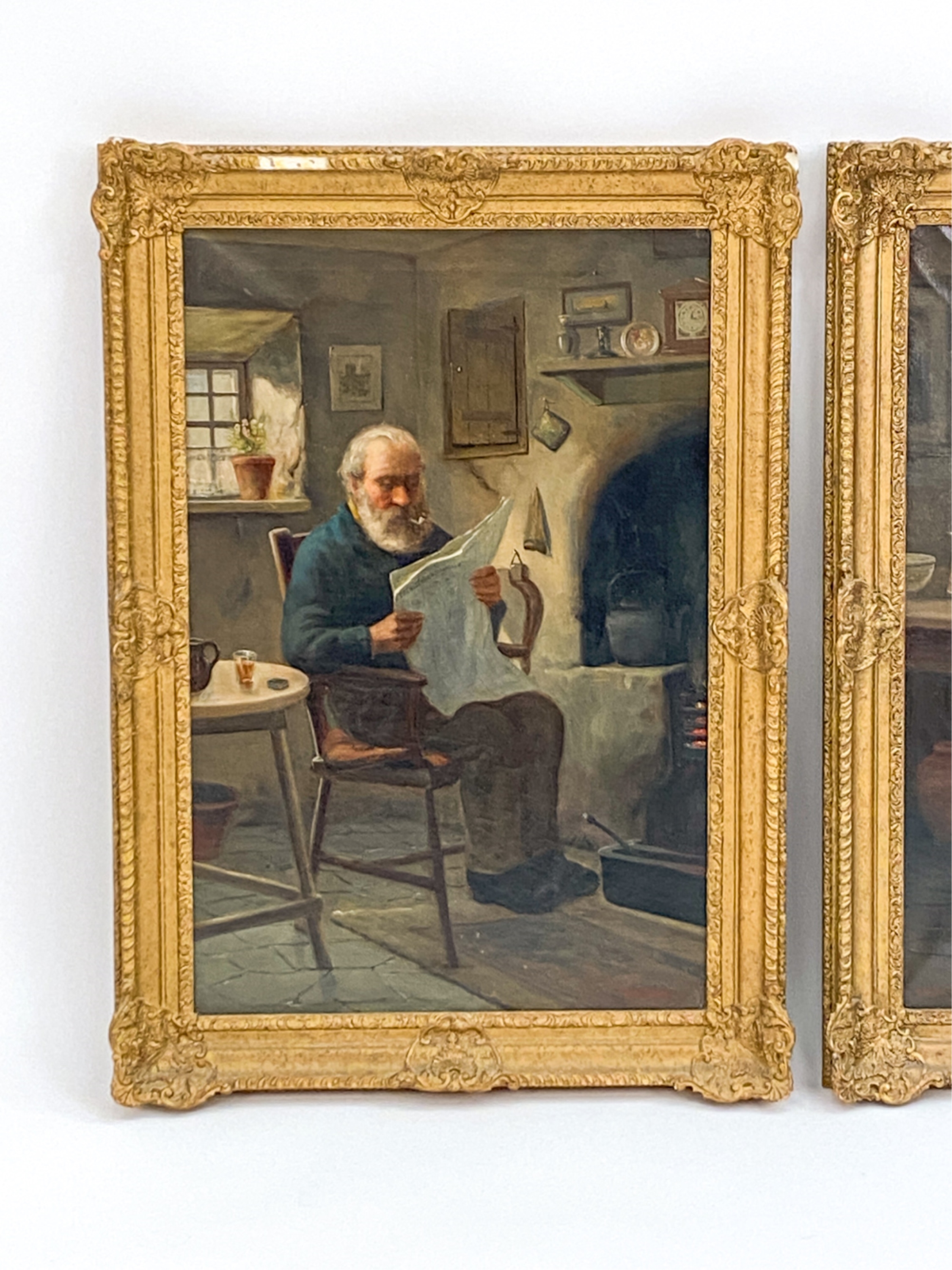 David Wood Haddon | 2) DAVID W. HADDON FL. (1884-1914) O/C PORTRAITS ...