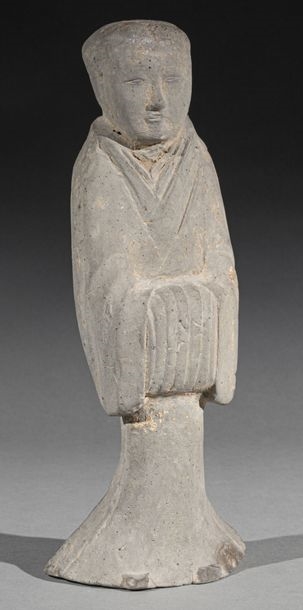 China, Han dynasty (206 B.C. - 220 A.D.) Grey... - Lot 48 - De Baecque et Associés - Han Dynasty