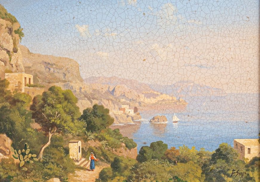 F. Scoppa | Italian landscapes Two oils on canvas | MutualArt