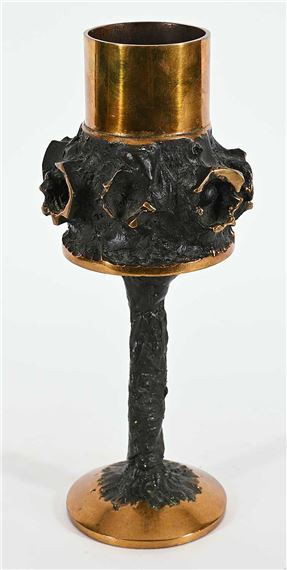 Untitled - Organic Form Candle Holder by Roy Leadbeater