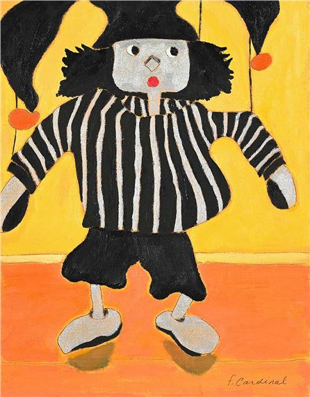 Polichinelle #11 - Striped Costume by Francoise Cardinal