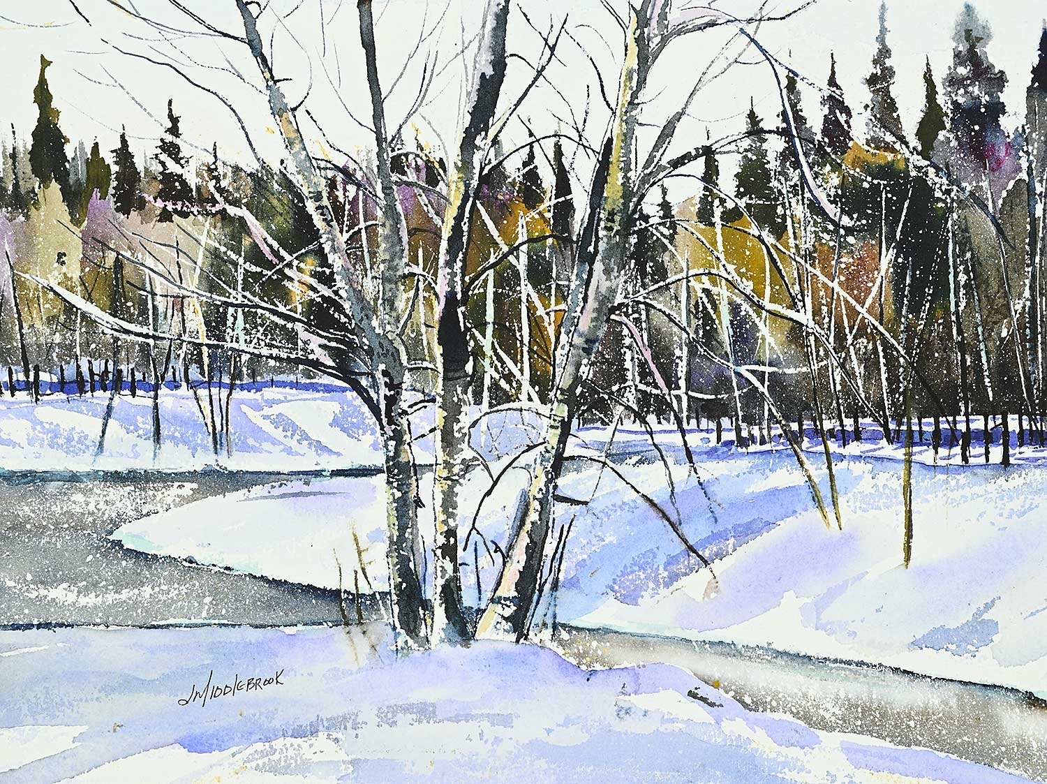 Joyce Middlebrook | Birches at Little Red | MutualArt