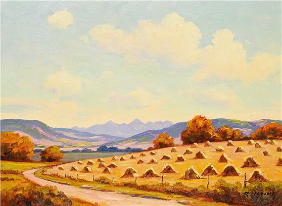 Road in the Hills by Roland Gissing, 1965
