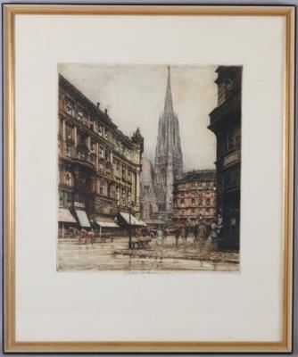 "Graben in Wien mit dem Stephansdom" by Robert Kasimir