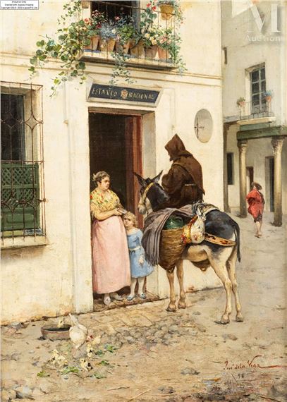 José DE LA VEGA Y MARRUGAL (1827-1896 by Jose de la Vega y Marrugal