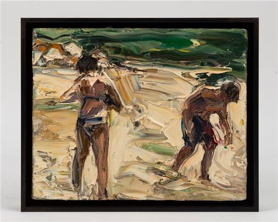 Two Estuary Figures by Nicholas Harding, 2011