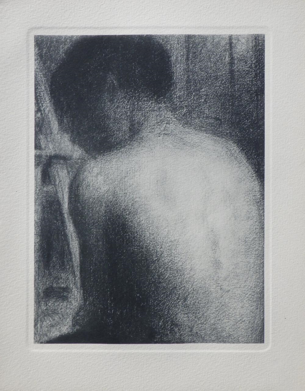 GEORGES SEURAT - TORSE D'HOMME N by Georges Seurat, 1948